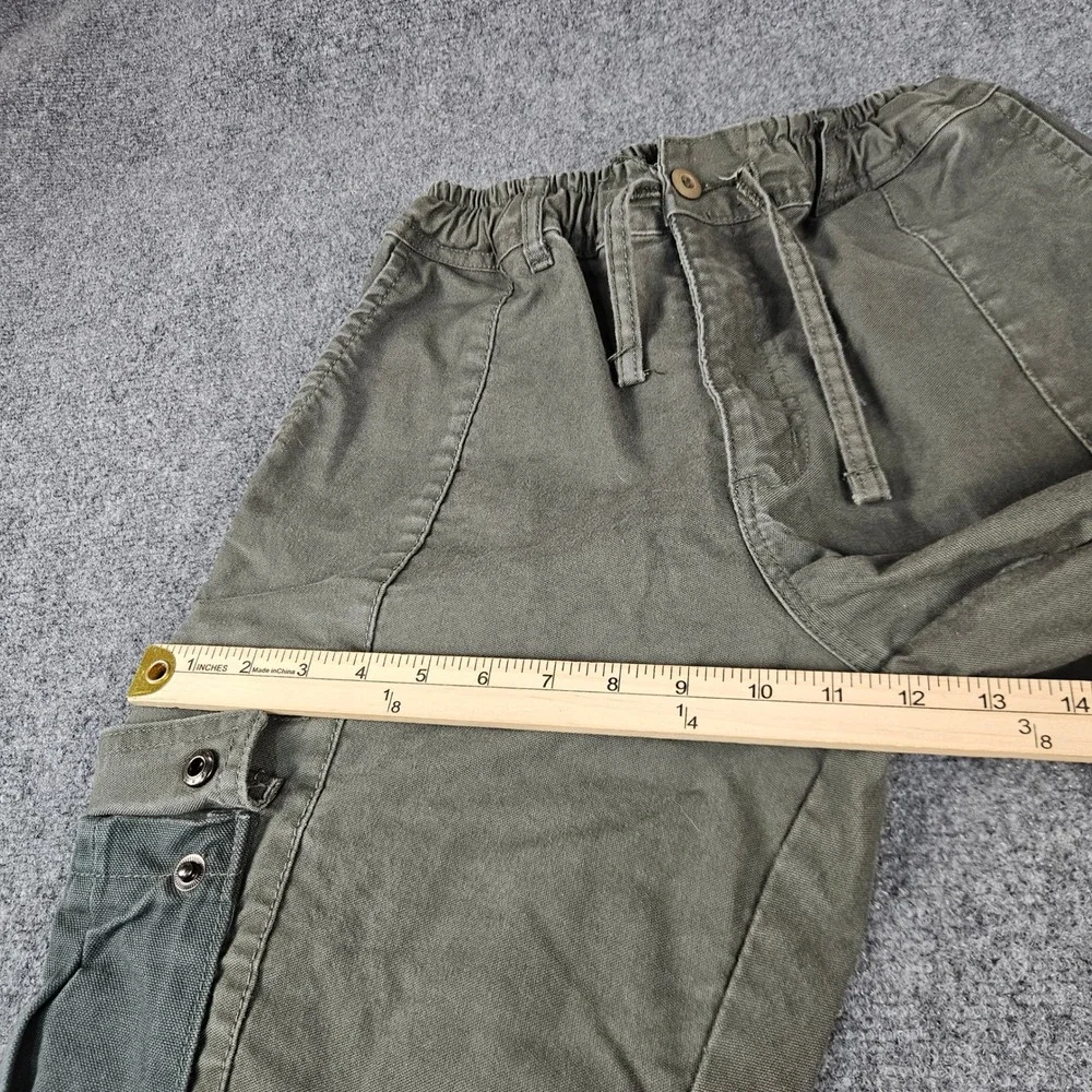 Primitive Skateboarding Mens Medium Colorblock Cargo Pants Green Cotton Canvas